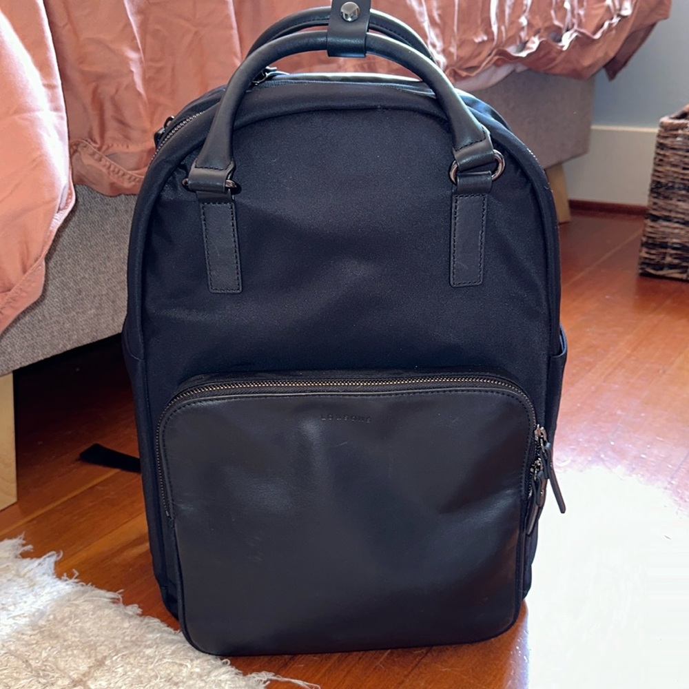 Lo & Sons Rowledge backpack, black with gunmetal, L